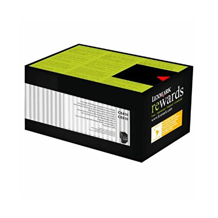 Lexmark 80C8HY0 Toner Orj. - CX410, CX510 Yellow (3K)