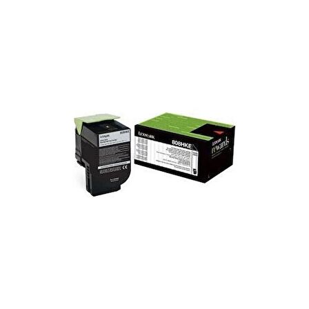 Lexmark 80C8Hke Siyah Spot Orjinal Toner Cx410 / Cx510