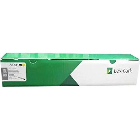 Lexmark 76C0HY0 Yüksek Kapasite Spot Orjinal Sarı Spot Orjinal Toner - CS923/CX921