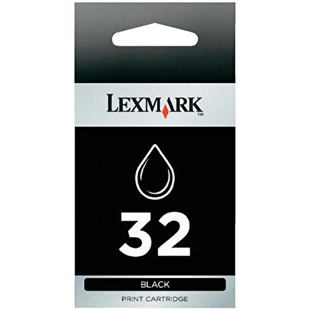 Lexmark 32-18CX032E Siyah Orijinal Kartuş