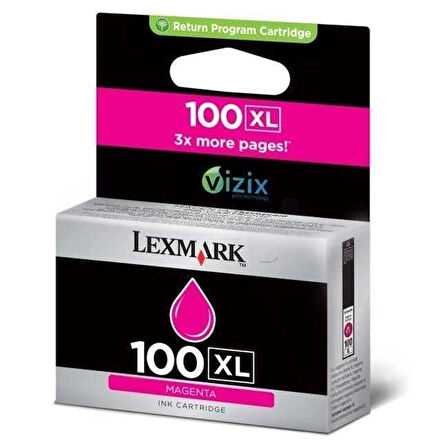 Lexmark 100XL-14N1070E Kırmızı Orijinal Kartuş Yüksek Kapasiteli