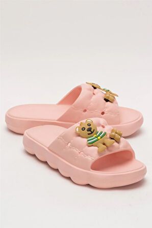 Rahat Taban Comfort Kadın Terlik PUDRA