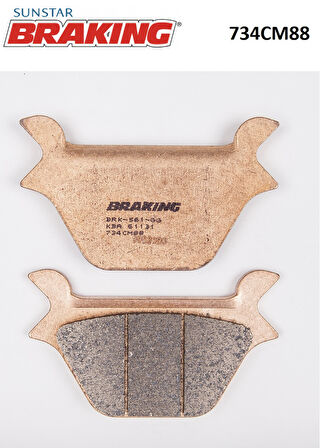 SİNTERLİ ARKA FREN BALATASI / HARLEY D. / XLH 883 SPORTSTER / 883cc / ARKA  / 1990-1991-1992-1993-1994-1995-1996-1997-1998-1999-2000-2001-2002-2003-2004-2005-2006