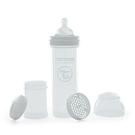 Twistshake Anti-Kolik Biberon 4+m 330ml Beyaz