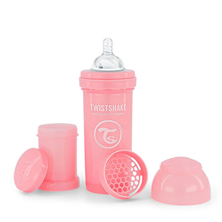 Twistshake Anti-Kolik Biberon 2+m 260ml Pembe