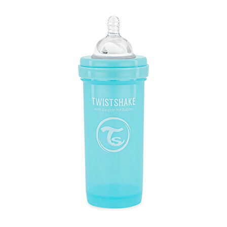 Twistshake Anti-Kolik Biberon 2+m 260ml Mavi
