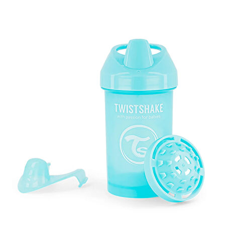 Twistshake Alıştırma Bardağı Mavi 8+m 300ml