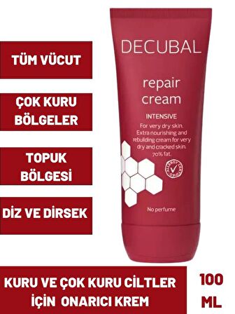 Decubal Çok Kuru ve Hasarlı Ciltler için Ekstra Besleyici 100 ml Onarıcı Krem