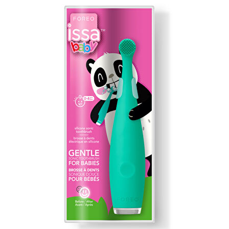 ISSA Baby Bebek Diş Fırçası (0-4 Yaş Için) Kiwi Green Panda