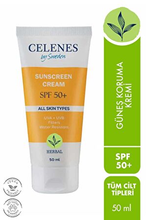 Celenes By Sweden SPF 50+ Faktör Çocuk Güneş Koruyucu Krem 50 ml