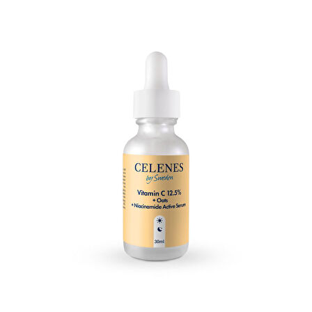 Celenes Vitamin C 12.5% + Oats + Niacinamide Active Yüz Serum