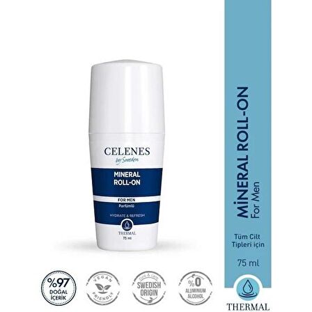 Celenes Roll On Thermal For Men Parfümlü 75 ml