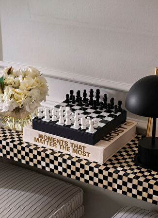 Printworks Hobi Malzemeleri Siyah&Beyaz Satranç Seti