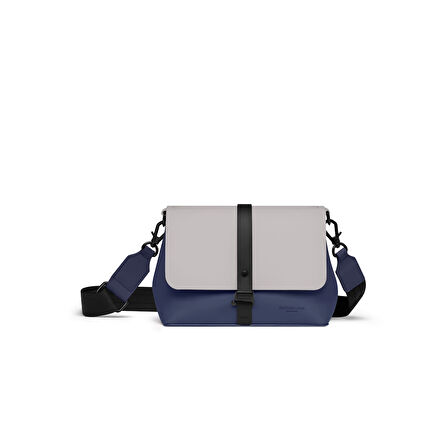 Gaston Luga Spläsh Crossbody Bag - Dark Blue / Taupe