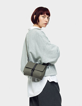 Gaston Luga Spläsh Crossbody Bag - Olive