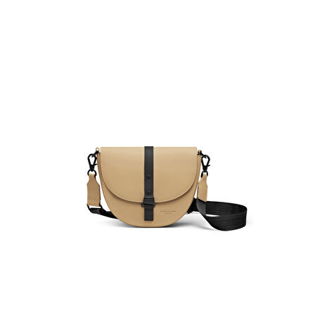 Gaston Luga Spläsh Moon Crossbody Omuz Çantası - Latte