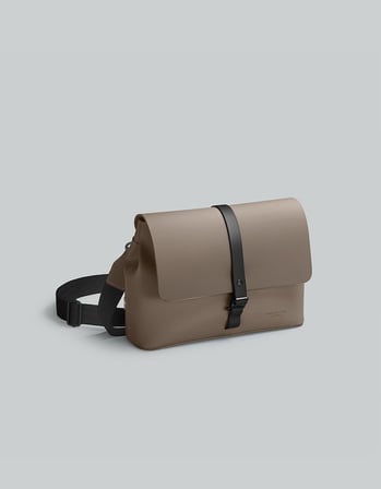 Gaston Luga Splash Crossbody Medium Çanta - Kahverengi