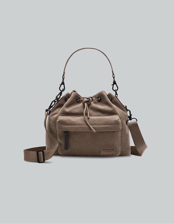 gaston luga splash bucket crossbody çanta - kahverengi