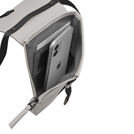 Gaston Luga Spläsh Mini Crossbody Omuz Çantası - Taupe