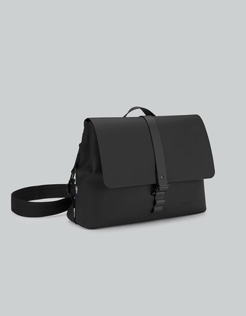 Gaston Luga Splash Crossbody Large 14" Çanta - Siyah