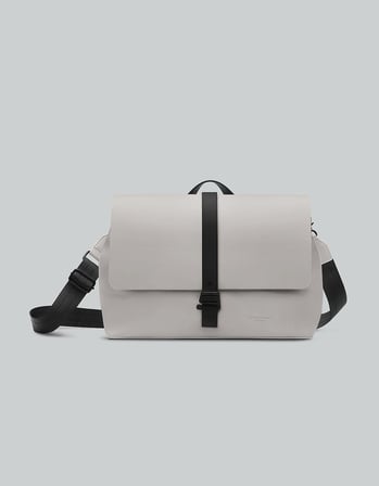 Gaston Luga Splash Crossbody Large 14" Çanta - Gri