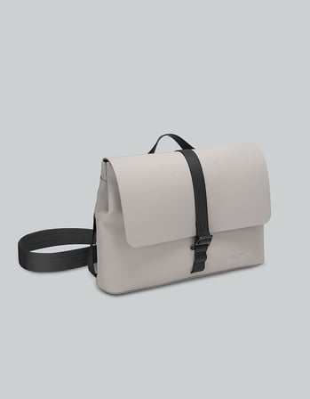 Gaston Luga Splash Crossbody Large 14" Çanta - Gri