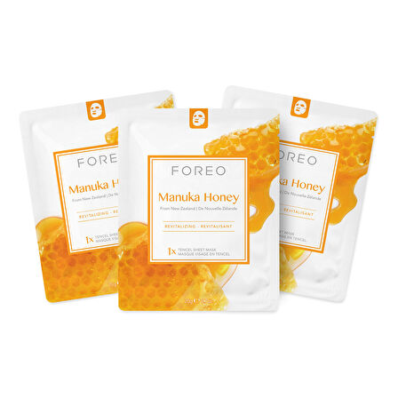 Farm To Face Manuka Honey Canlandırıcı 3'lü Kağıt Maske