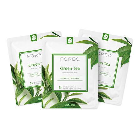 Farm To Face Green Tea Arındırıcı 3'lü Kağıt Maske