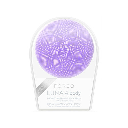 LUNA 4 Body T-sonic Masajlı Vücut Fırçası, Lavender