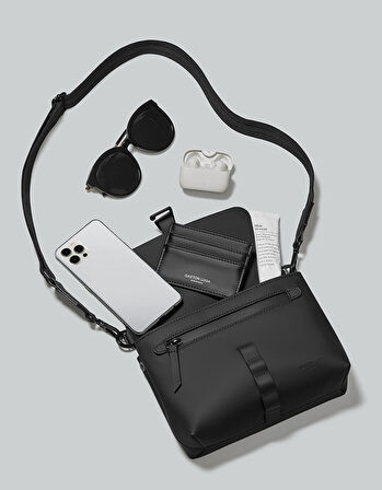 Gaston Luga Spläsh Crossbody Bag - Black