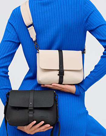 Gaston Luga Spläsh Crossbody Bag - Cloud Cream