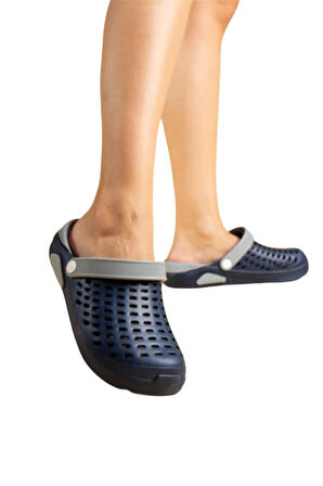 Unisex Comfort Eva Taban Terlik LACİVERT-GRİ