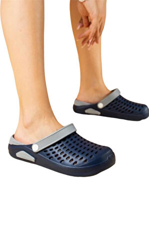 Unisex Comfort Eva Taban Terlik LACİVERT-GRİ