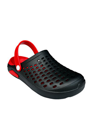 Unisex Comfort Eva Taban Terlik SİYAH - KIRMIZI