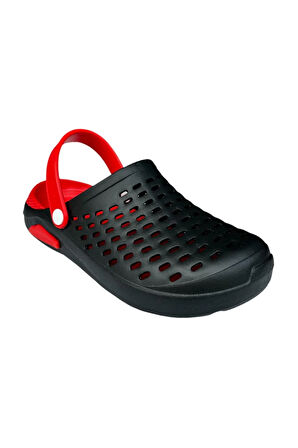 Unisex Comfort Eva Taban Terlik SİYAH - KIRMIZI