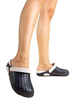 Unisex Comfort Eva Taban Terlik LACİVERT - BEYAZ