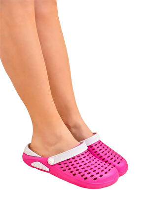 Unisex Comfort Eva Taban Terlik PEMBE - BEYAZ