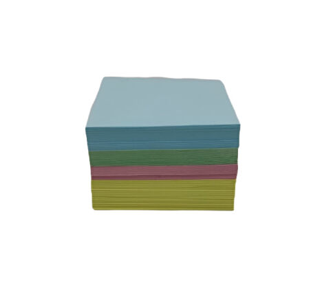 Umur 3 Adet Renkli Küp Blok 8 X 8 cm (500 x 3 Lü  Avantajlı Paket)