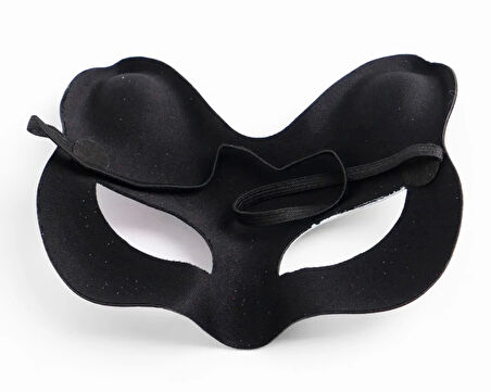 Süet Pembe Sarı Kedi Maskesi