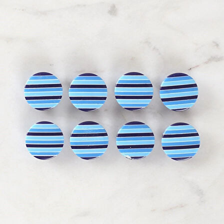 Loren Crafts 8'li Desenli Düğme - 1101