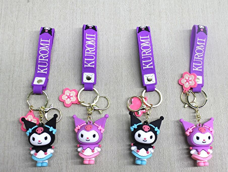 Kuromi Silikon Anahtarlık