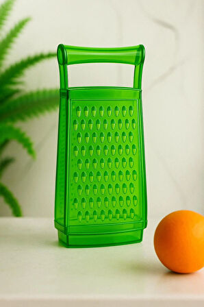 Akrilik Şeffaf El Kesmeyen Hazneli Rende