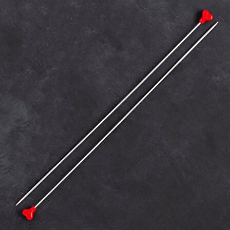 Addi 2,5mm 35cm Klasik Alüminyum Hızlı Örgü Şişi -