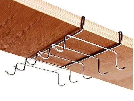 10 Kancalı Portatif Bardak Askılığı