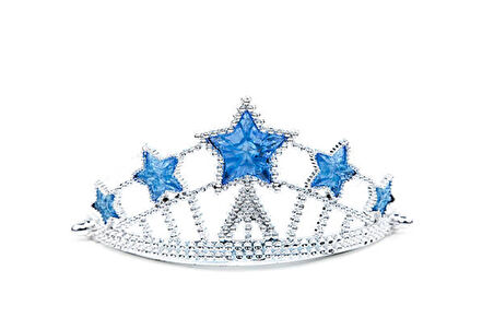 Plastik Kraliçe Prenses Tacı Çocuk Boy