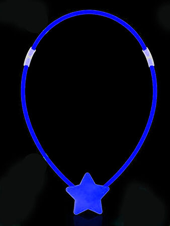 Glow Stick Yıldız Kolye