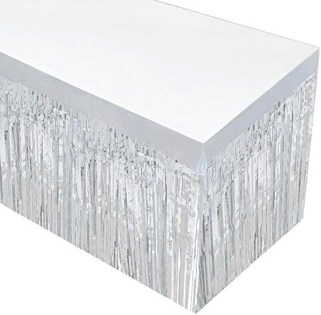 Gümüş Metalize Masa Eteği