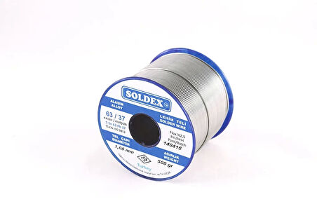 63-37 Lehim Teli 500 Gr 0,75 Mm - Sn:63 / Pb:37
