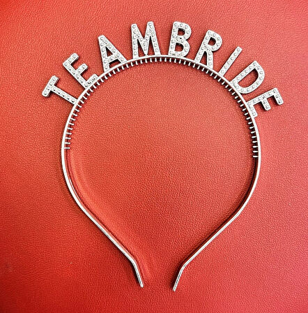 Gümüş Renk Team Bride Taç Plastik – Gelin Ve Nedime Tacı