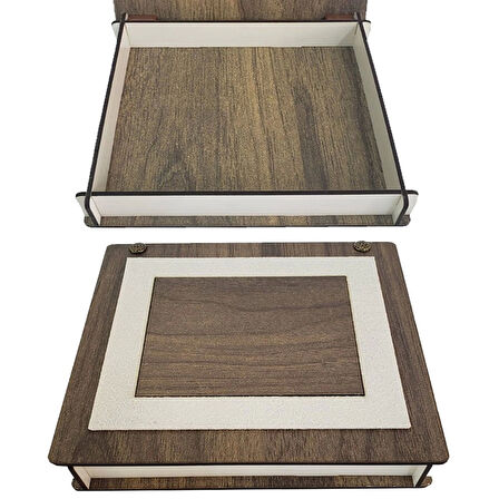 Ahşap Derili Hediye Kutusu